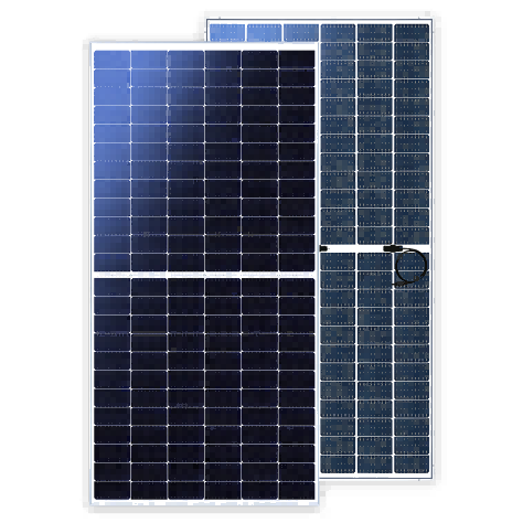 Falatto 550W monocrystalline solar panel product render – high-efficiency PV module for residential and commercial solar installations