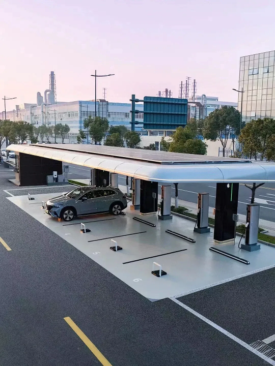 falatto pv storage charging contact scene station operational